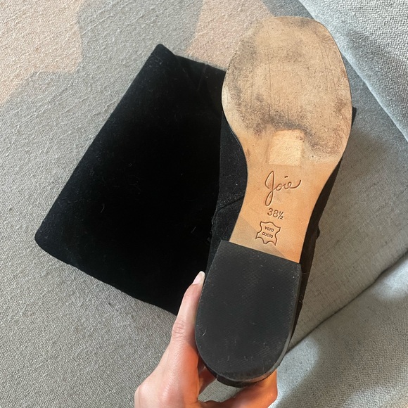 Joie Reeves Over the Knee Black Suede Boots - Picture 5 of 5